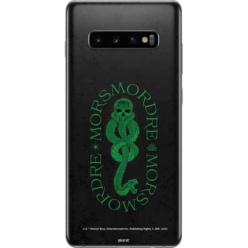 Wizarding Worlds Harry Potter Morsmorder Death Eater Dark Mark Galaxy S10 Plus Skin