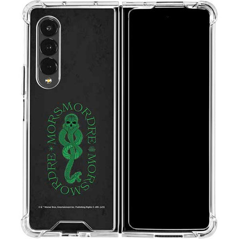Wizarding Worlds Harry Potter Morsmorder Death Eater Dark Mark Galaxy Z Fold4 5G Clear Case