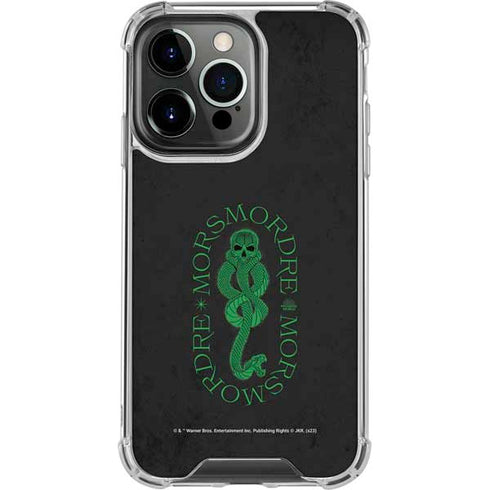 Wizarding Worlds Harry Potter Morsmorder Death Eater Dark Mark iPhone 14 Pro Clear Case