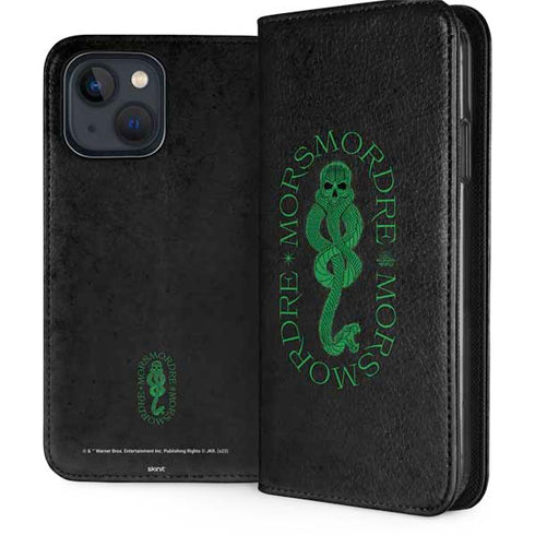 Wizarding Worlds Harry Potter Morsmorder Death Eater Dark Mark iPhone 15 Plus Folio Case