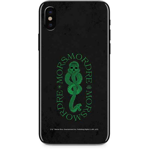 Wizarding Worlds Harry Potter Morsmorder Death Eater Dark Mark iPhone X Skin