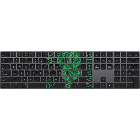 Wizarding Worlds Harry Potter Morsmorder Death Eater Dark Mark Magic Keyboard with Numeric Keypad Skin