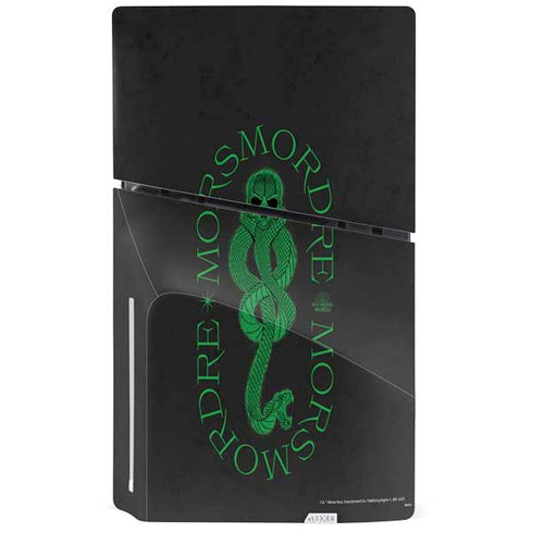 Wizarding Worlds Harry Potter Morsmorder Death Eater Dark Mark PS5 Slim Disk Bundle Skin