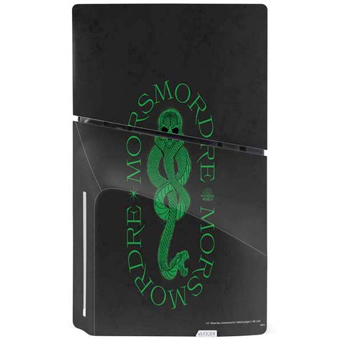 Wizarding Worlds Harry Potter Morsmorder Death Eater Dark Mark PS5 Slim Disk Console Skin