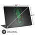 Wizarding Worlds Harry Potter Morsmorder Death Eater Dark Mark Universal Laptop 11in (8.8 x 6.2in) Skin