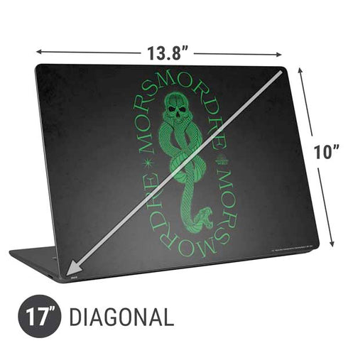 Wizarding Worlds Harry Potter Morsmorder Death Eater Dark Mark Universal Laptop 17in (13.8 x 10in) Skin