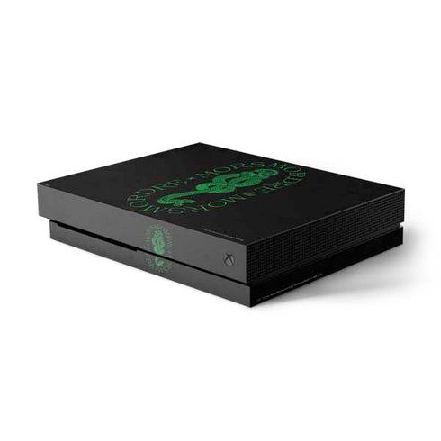 Wizarding Worlds Harry Potter Morsmorder Death Eater Dark Mark Xbox One X Console Skin