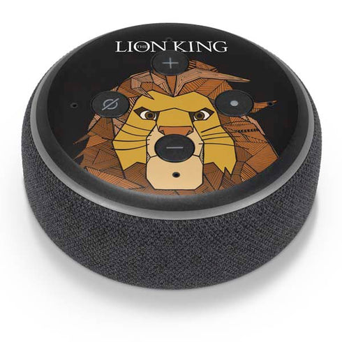 Disney The Lion King Mosaic Simba Art Amazon Echo Dot Skin