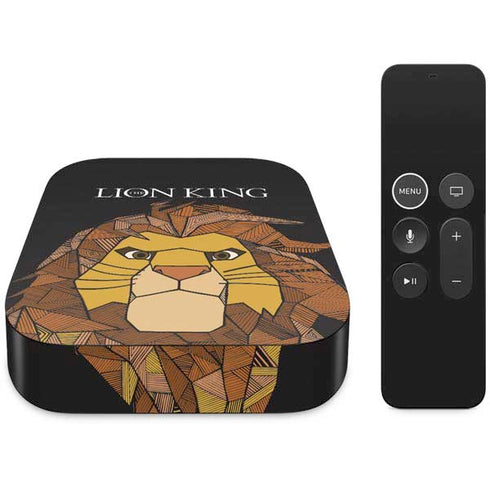 Disney The Lion King Mosaic Simba Art Apple TV Skin
