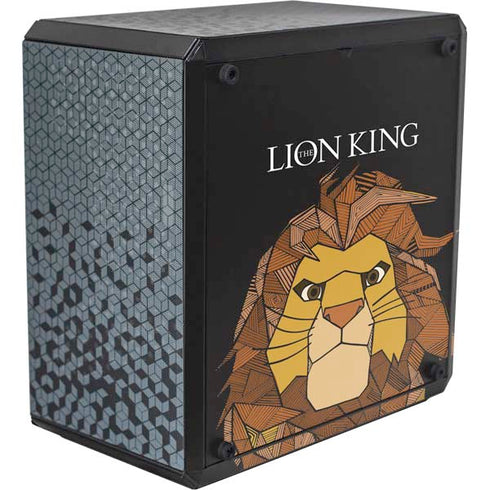 Disney The Lion King Mosaic Simba Art Cooler Master MasterBox Q300L Mini Tower Skin