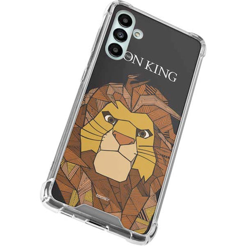 Disney The Lion King Mosaic Simba Art Galaxy A13 5G Clear Case