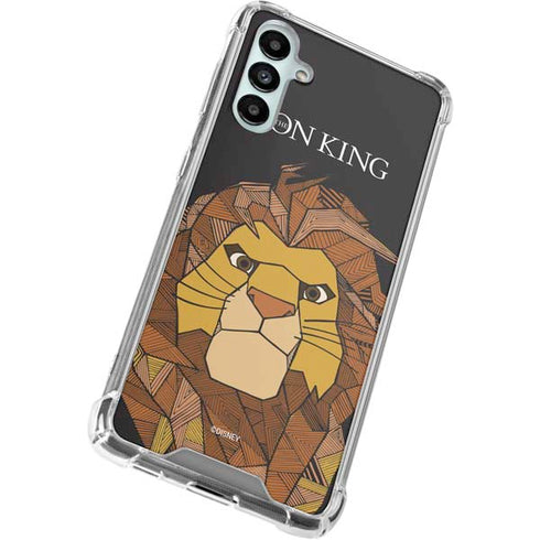 Disney The Lion King Mosaic Simba Art Galaxy A14 5G Clear Case