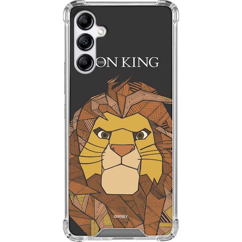Disney The Lion King Mosaic Simba Art Galaxy A15 5G Clear Case