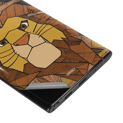 Disney The Lion King Mosaic Simba Art Galaxy Note 10 Plus Skin