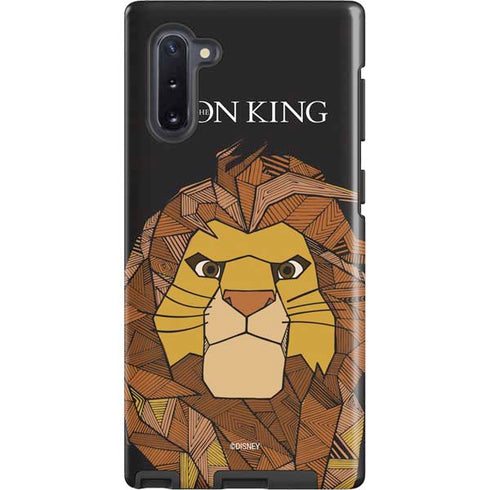 Disney The Lion King Mosaic Simba Art Galaxy Note 10 Pro Case
