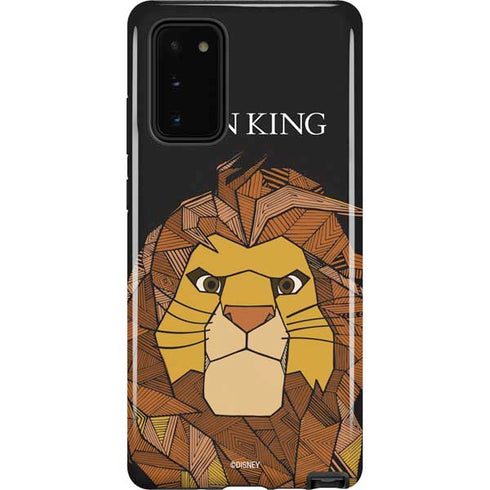Disney The Lion King Mosaic Simba Art Galaxy Note20 5G Pro Case
