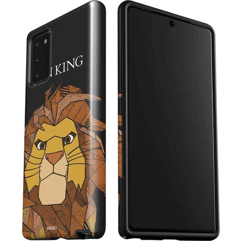 Disney The Lion King Mosaic Simba Art Galaxy Note20 5G Pro Case