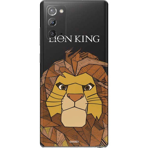 Disney The Lion King Mosaic Simba Art Galaxy Note20 5G Skin