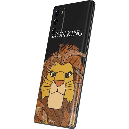 Disney The Lion King Mosaic Simba Art Galaxy Note20 5G Skin