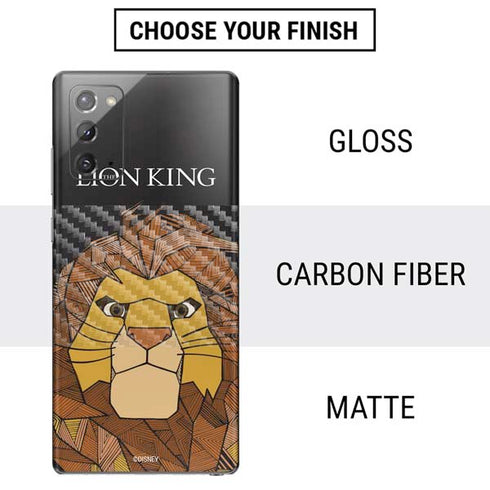 Disney The Lion King Mosaic Simba Art Galaxy Note20 5G Skin