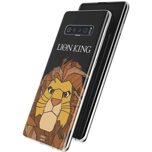 Disney The Lion King Mosaic Simba Art Galaxy S10 Plus Skin