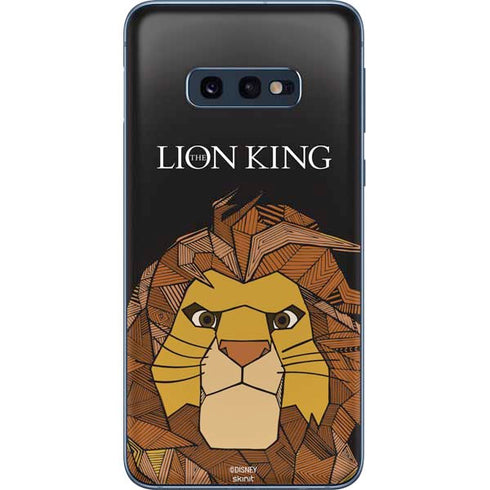 Disney The Lion King Mosaic Simba Art Galaxy S10e Skin