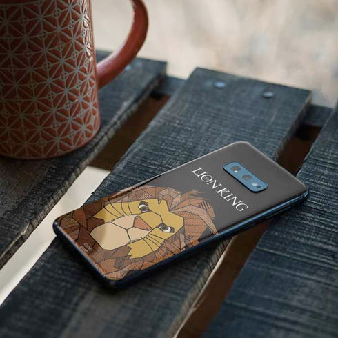 Disney The Lion King Mosaic Simba Art Galaxy S10e Skin