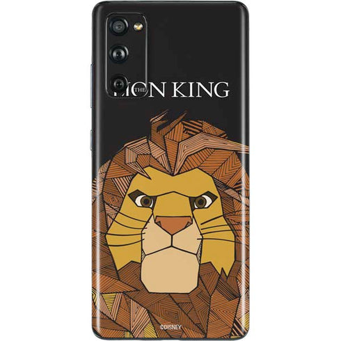 Disney The Lion King Mosaic Simba Art Galaxy S20 Fan Edition Skin