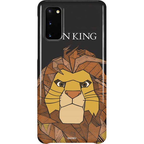Disney The Lion King Mosaic Simba Art Galaxy S20 Lite Case