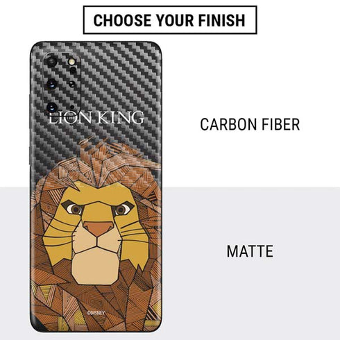 Disney The Lion King Mosaic Simba Art Galaxy S20 Plus Skin