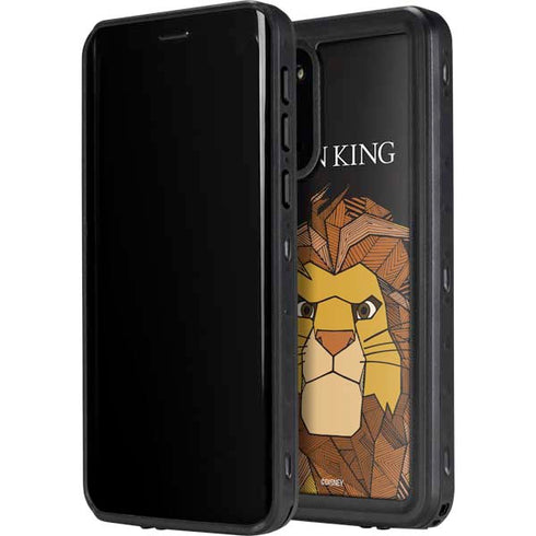 Disney The Lion King Mosaic Simba Art Galaxy S20 Plus Waterproof Case
