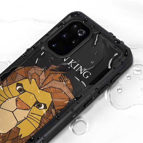 Disney The Lion King Mosaic Simba Art Galaxy S20 Plus Waterproof Case