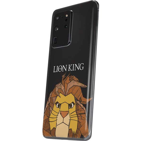 Disney The Lion King Mosaic Simba Art Galaxy S20 Ultra 5G Skin