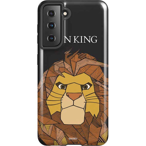 Disney The Lion King Mosaic Simba Art Galaxy S21 5G Pro Case