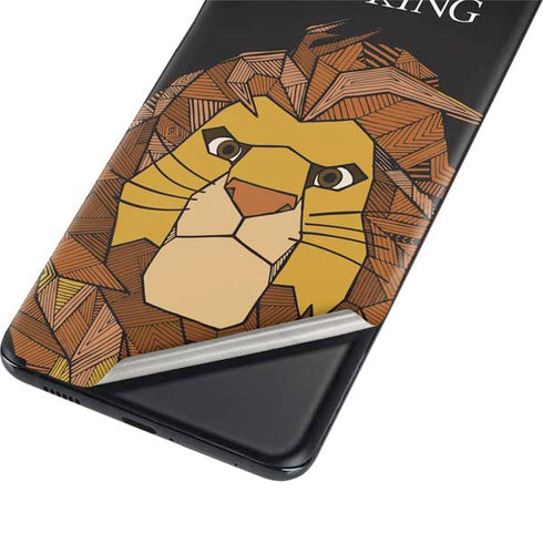 Disney The Lion King Mosaic Simba Art Galaxy S21 5G Skin