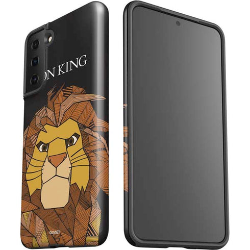 Disney The Lion King Mosaic Simba Art Galaxy S21 FE Pro Case