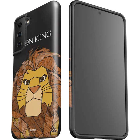 Disney The Lion King Mosaic Simba Art Galaxy S21 Plus 5G Pro Case