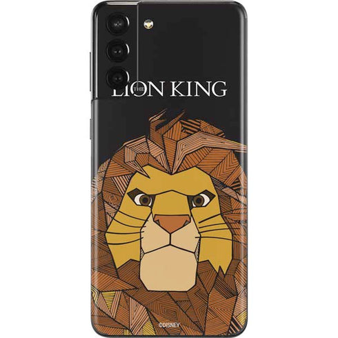 Disney The Lion King Mosaic Simba Art Galaxy S21 Plus 5G Skin