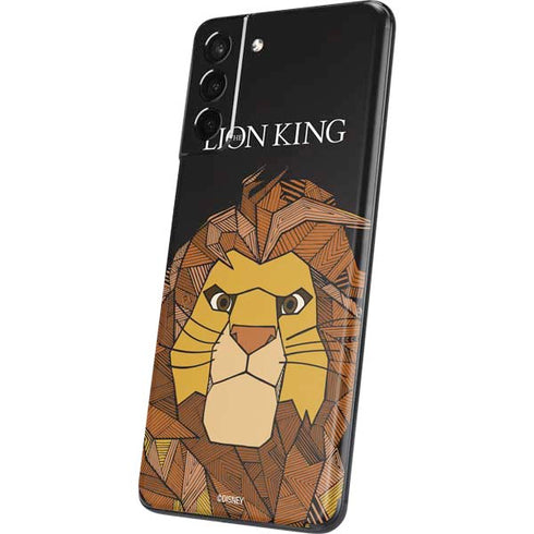 Disney The Lion King Mosaic Simba Art Galaxy S21 Plus 5G Skin