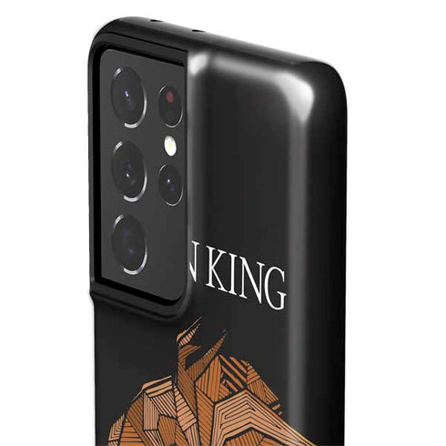 Disney The Lion King Mosaic Simba Art Galaxy S21 Ultra 5G Pro Case