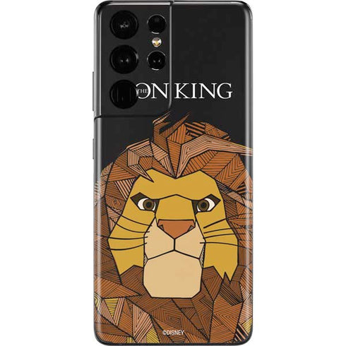 Disney The Lion King Mosaic Simba Art Galaxy S21 Ultra 5G Skin