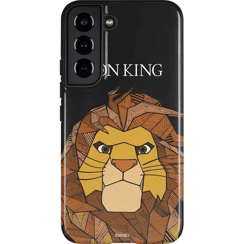 Disney The Lion King Mosaic Simba Art Galaxy S22 Pro Case