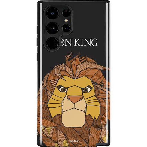 Disney The Lion King Mosaic Simba Art Galaxy S22 Ultra Pro Case
