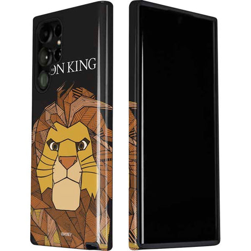 Disney The Lion King Mosaic Simba Art Galaxy S22 Ultra Pro Case