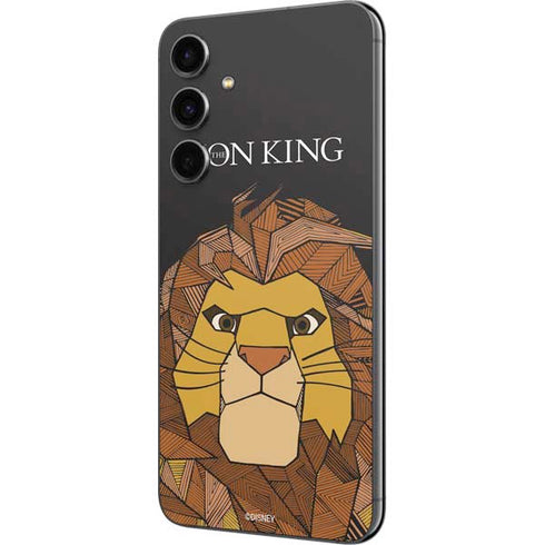Disney The Lion King Mosaic Simba Art Galaxy S23 FE Skin