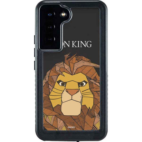 Disney The Lion King Mosaic Simba Art Galaxy S23 Plus Waterproof Case