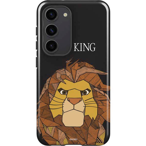 Disney The Lion King Mosaic Simba Art Galaxy S23 Pro Case