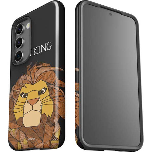 Disney The Lion King Mosaic Simba Art Galaxy S23 Pro Case