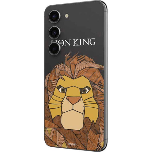 Disney The Lion King Mosaic Simba Art Galaxy S23 Skin
