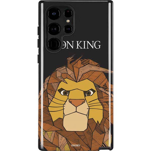 Disney The Lion King Mosaic Simba Art Galaxy S24 Ultra Impact Case